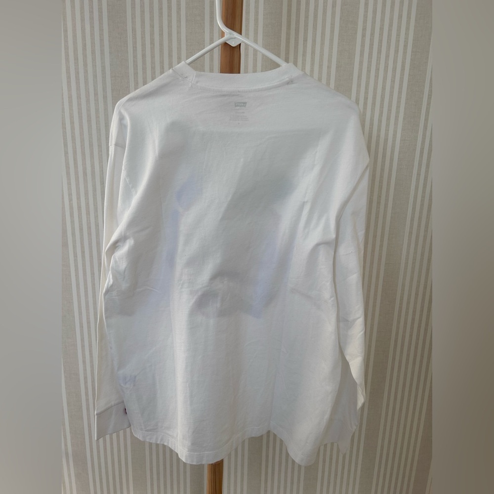 Levi's New York Big Apple Graphic Long Sleeve Shirt Size Medium 100% Cotton NWT - Picture 6 of 7